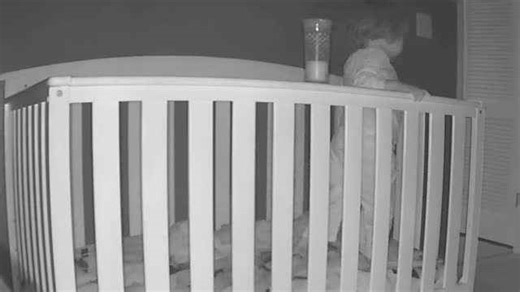 Boy Escapes Crib To Comfort Crying Little Brother Back To Sleep