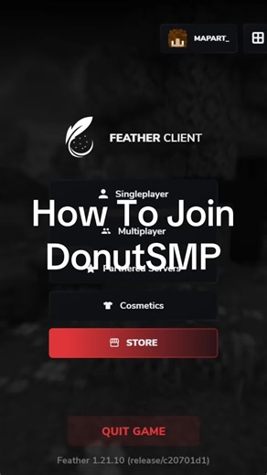 how to join donutsmp on Java #donutsmp #minecraft #maparts #donutsmpmediarank #mapart_