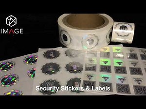 3D Custom Hologram Security Stickers and Labels