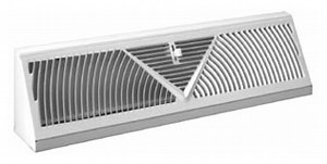 Hart & Cooley 10680 18 inch Baseboard Diffuser - 406 Series