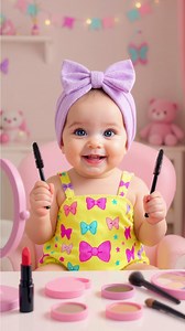 975K views · 11K reactions | Her FIRST makeup tutorial… and it’s already iconic! 凉 #baby #babygirl #cutebaby #babytalk #funnyvideo #funny #makeup #cute #love #makeuplover #FunnyBabyVideo #funnyvideos | Zaya Quinn | Facebook