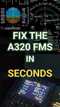 Fix the A320 Flight Plan on Approach
