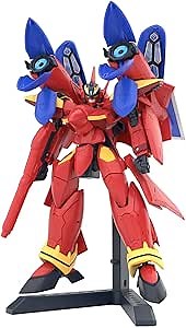 Bandai Hobby - Macross 7 - (2691355) #05 VF-19 Custom Fire Valkyrie with Sound Booster, Bandai Spirits HG 1/100 Model Kit