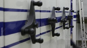 Cabinets with documents. Archive of files. Stacks of files and paperwork placed in bookshelves with folders and documents in binders archive, storage room.
