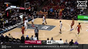 Keshon Gilbert 🔄 15 Points 7 Rebounds 4 Assists Gilbert Highlights vs. UCF🎥👀 #Big12MBB | Iowa State Men's Basketball | Big 12 Conference