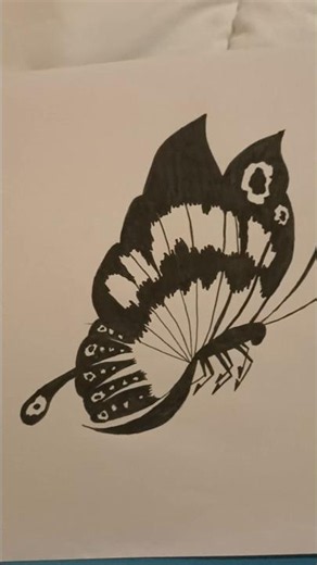 POV : quand tu dessines un papillon #dessin #art #passion #butterfly #papillon