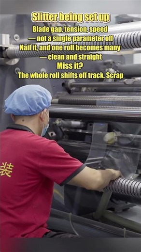 Slitter cuts to your spec — what if it doesn't? #sealing #liner #factory #factoryproducts