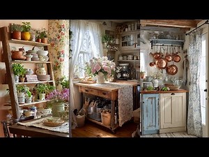 100+ Small Vintage Kitchen Organization Ideas | DIY Space-Saving Hacks for Cozy Farmhouse Homes