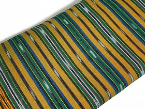 Guatemalan Fabric by the Yard. 100% Handwoven Cotton Fabric. Bright Yellow & Green, Ikat Striped Mayan Textiles for Clothing and Home Décor. - Etsy Canada