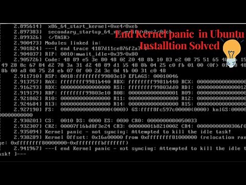 End Kernel Panic - Not Syncing: Ubuntu 22.04 Installation on VMware/ VirtualBox | Windows 11