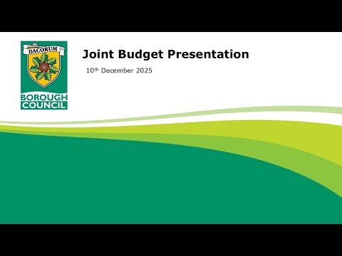 Joint Budget Presentation - 10th December 2025