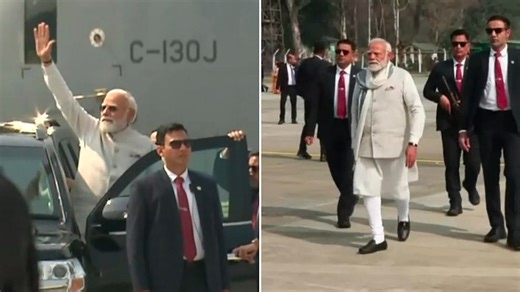 PM Modi Lands Fighter Jet On Assam Highway, Inaugurates Strategic Emergency Runway Near China Border; Video