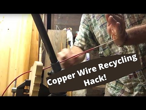 How To Strip Copper Wire For Scrap, Quick and EZ!