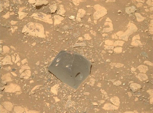 Nasa finds mystery ‘Skull Hill’ rock that may have come from alien world