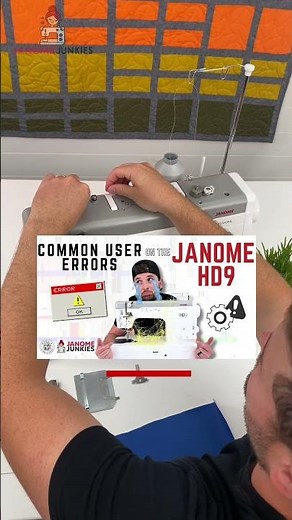 Check out our latest video on Common User Errors on the Janome HD9 ❣️