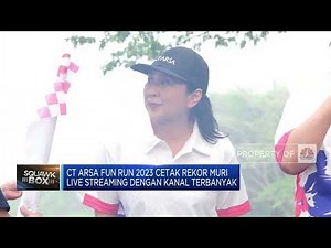 CT Arsa Fun Run 2023 Cetak Rekor MURI Live Streaming Dengan Kanal Terbanyak