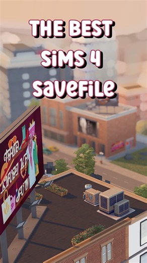 THE BEST Savefile for the Sims 4! 🎡 #sims4 #sims4savefile