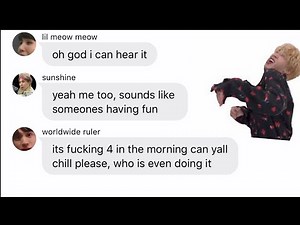 bts texts - the ones moaning at 4 am | vminkook | 🔞