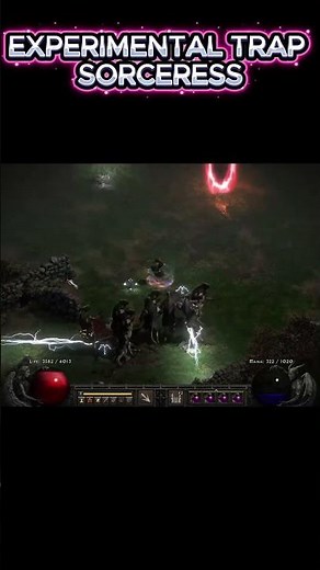 EXPERIMENTAL TRAP SORCERESS #diablo2resurrectedbuild #fastleveling #diablo2r