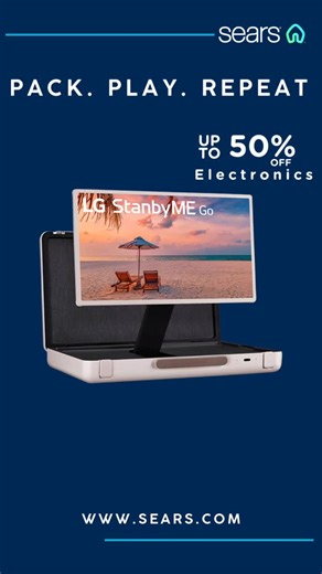 sears on Instagram: "💻 Deals you don’t want to miss! Get up to 50% OFF TVs, laptops, headphones & more + Extra 10% OFF select appliances 🏠 📅 Labor Day Preview Sale runs 8/21–8/23 at 12 PM CT Tap the link in bio and save big! [ Electronics, Headphones, Laptop, TV, LG, Samsung, Sony, Sears ]"