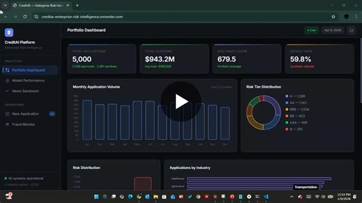 ✨CreditAI - Enterprise Risk Intelligence Platform I designed and developed CreditAI, an end-to-end, production-ready AI credit risk platform that leverages a multi-agent AI architecture to deliver… | Anne Perera