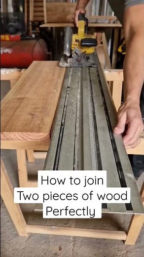 how to join two pieces of wood perfectly - joindre deux planches parfaitement