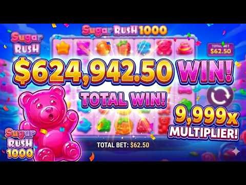 9999x WIN on Sugar Rush 1000!