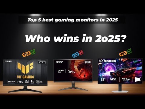 ✅Top 5 best gaming monitors in 2025 [Watch This Before You Make a Choice!]