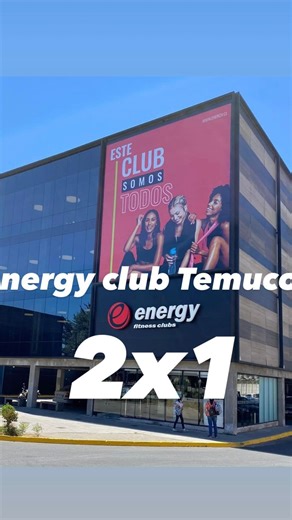 Temucosas on Instagram: "Energy Temuco 2x1 en San Valentín. Aprovecha 2x1 Plan Prepago Anual en @energyclubtemuco. Desde hoy 12 hasta el 14 de Febrero. inscríbete en este tremendo gimnasio ubicado en Patio Outlet Temuco con 50% OFF por un valor de $25.000 mensuales que incluye 2 personas. Disfruta de todos nuestros servicios y beneficios como: 🔸Clases Grupales 🔸Evaluación con Inbody + Rutina de entrenamiento 🔸Acceso libre sin restricción de horario 🔸Estacionamiento GRATIS Y mucho más! Para c