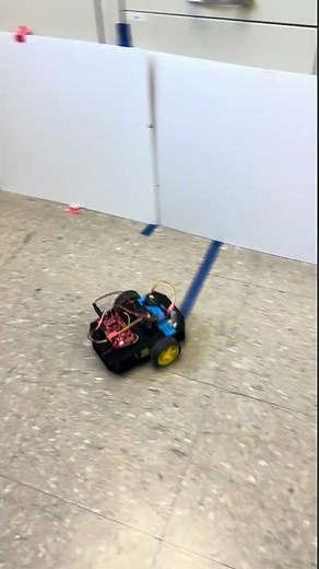 Redbot programmed with Arduino using 2 IR sensors and a PD controller