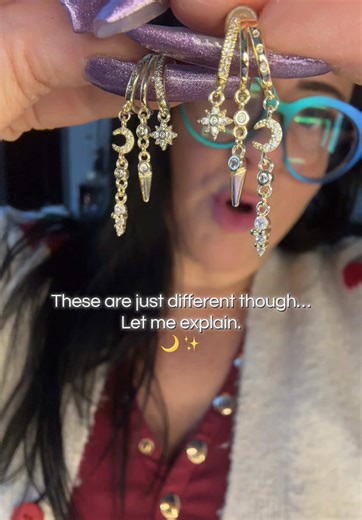 Discover Celestial Earrings in Gold or Silver