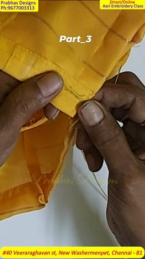 Kooki loop stitching in easy method . Tailoring Class @prabhasdesigns_aari_class Aari Embroidery Classes in Chennai.DM 9677003313. (Certificate course ) Professional Online/Direct Aari Embroidery Classes OnlineTailoring Classes (For Blouses) Direct Tailoring diploma course Saree Tassel Classes, Machine Embroidery Classes Learn Aari Embroidery & Tailoring classes at Prabhas Designs and earn more. We undertake customized Aari Embroidery Blouse stitching orders #hookptti#hookloop#kokki #blousedesig