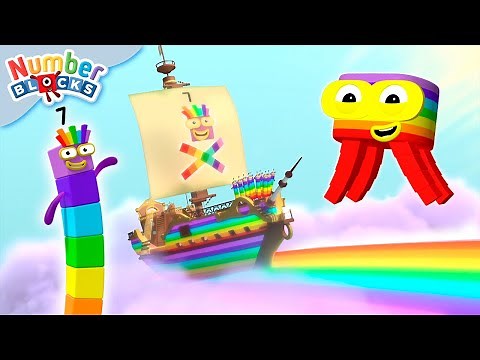 Let's Learn all About Number 7! 🌈 | Learn to Count for Kids | Number Cartoon | Numberblocks