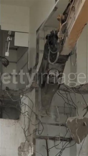 Demolition of apartment