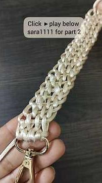 sara1111 Easiest and super Quick Crochet Tutorial For beginners cord/ bag strap /handle ‪@sara1111‬