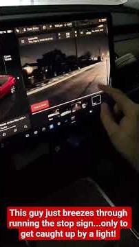 Karma Strikes Reckless Driver Who Ran Stop Sign #stopsign #caughtoncamara