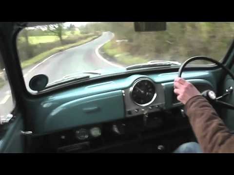 Morris Minor goes for a drive