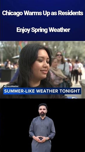 Chicago Warms Up as Residents Enjoy Spring Weather