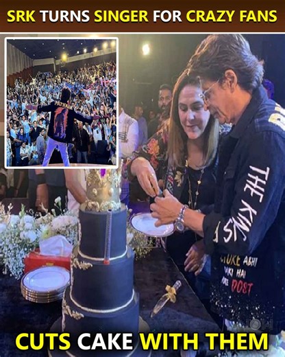 348K views · 10K reactions | ShahRukh Khan celebrated his 57th birthday by attending an SRK Day event. During which he sings a song for his crazy fans, dances and cuts cake with them. | Bollywood Now | Facebook