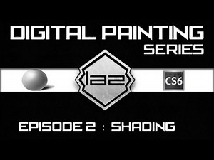#2 Digital Painting in Photoshop CS6 / CS5 Tutorial Series For Beginners HD -Shading,Basic Lighting