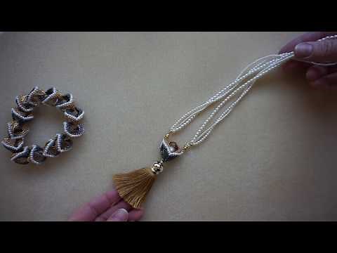 Cellini Foxtail Chain (Cellini peyote with a "waves" start)