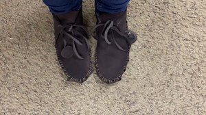 Make Your Own Moccasins - DIY Leather Moccasin Craft Project - Handmade Moccasins Kit - Miscellaneous Brown or Tan Colors (Suede - Size 5)