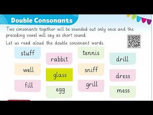 Vintage English 5 Plus | Double Consonants for Students