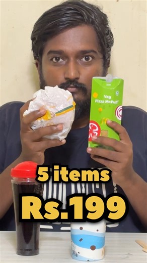 Saran Manivannan on Instagram: "Lowkey Best McD Hack Ever! Scored a full-on feast for just ₹199 🤯 Not kidding – 5 items = ₹40 each including desserts! 🍔🍟🍦 My McD Haul 👇 🍔 McAloo Tikki Duo 🍟 Large Masala Wedges 🥤 Choco Frappe 🍫 Fudge Sundae 🍓 Strawberry Sundae ✨ Used code:SUN473 on ₹349 → ₹150 OFF 💥 Boom – ₹150 OFF 📉 Final Bill: ₹199 only 😍 Apply BUN473 on ₹299 → ₹120 OFF FRY473 on ₹249 → ₹100 OFF Now tell me… is this a snack or a steal?! 💁‍♀️ ⏳ Offer won’t last – try it before it d