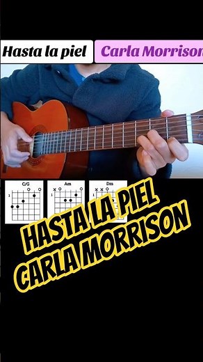 Hasta la piel Carla Morrison en guitarra acústica