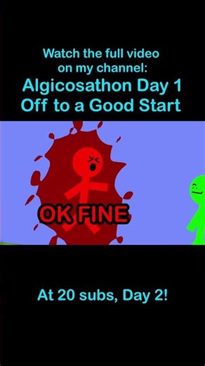 Algicosathon Day 1 FULL VID ON CHANNEL! #algicosathlon #algodoo #marblerace #algodoomarblerace