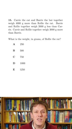 Dr Kevin Olding - Mathsaurus on Instagram: "Can you solve Question 15 of the UKMT Intermediate Maths Challenge from 2024? This video includes questions from past UKMT maths challenge papers with the express permission of UK Mathematics Trust. The questions may not be copied or made available elsewhere without the permission of the UK Mathematics Trust except in accordance with their policy on the use of intellectual property which may be found here: bit.ly/UKMTIP #intermediatemathschallenge #imc