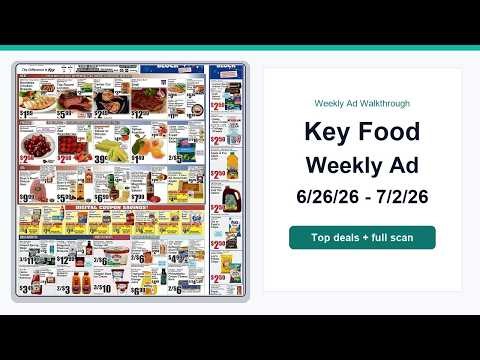 Key Food Weekly Ad (6/26/26 - 7/2/26) Best Deals