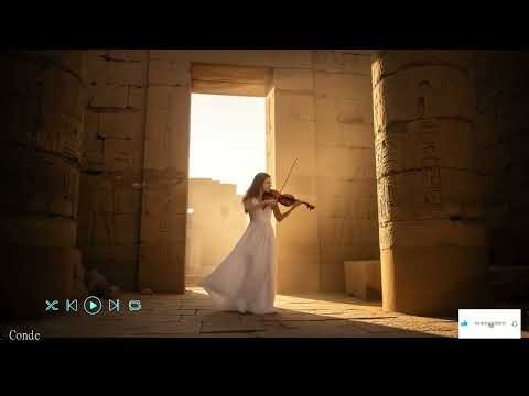 Sinfonía elegante de violín y piano en un majestuoso auditorio: para la relajación y el estudio