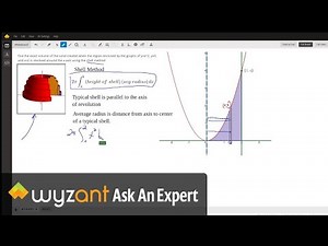 Use the shell method to find the volume when the region bounded by y=x^2, x=2, y=0 revolved around y